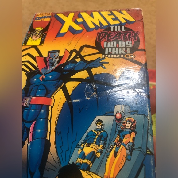 X-MEN VHS Lot Of 14 VHS Tapes Vintage Marvel Comic Series 1992 - Picture 10 of 16